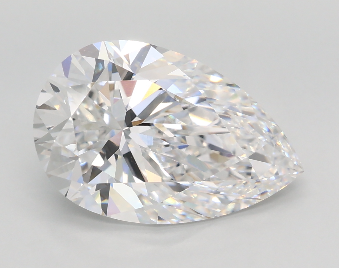 3.82 ct. pear Lab Grown Diamond front image