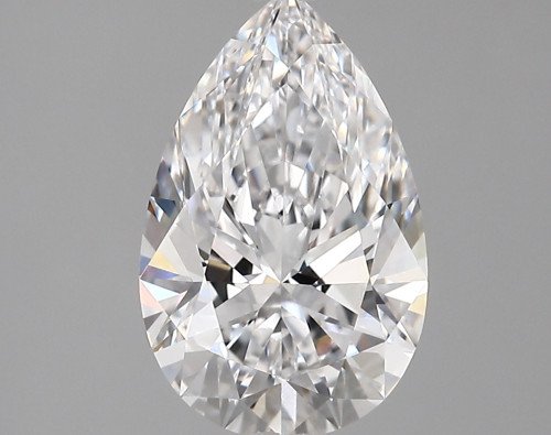 2.47 carat d VVS2 EX Cut IGI pear diamond