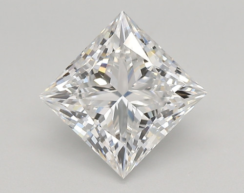 2.05 carat d IF EX Cut IGI princess diamond