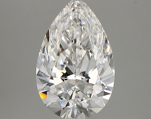 2.33 carat e VVS2 EX Cut IGI pear diamond