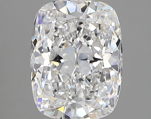 2.12 carat e VVS2 EX Cut IGI cushion diamond