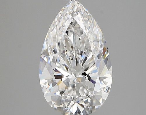 2.47 carat d VVS1 EX Cut IGI pear diamond