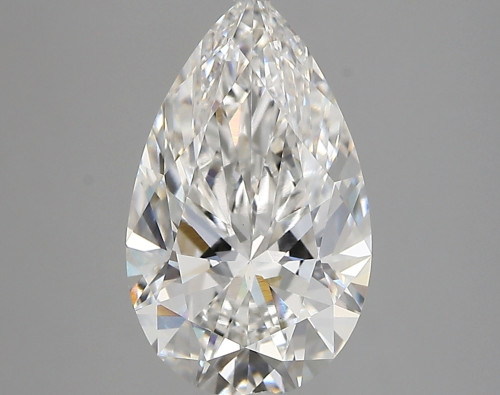 3.01 carat f VVS2 EX Cut IGI pear diamond