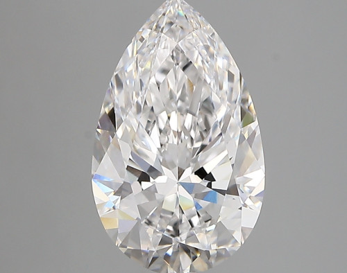 2.67 carat d VVS1 EX Cut IGI pear diamond