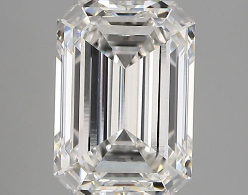 2.84 carat f VVS2 EX Cut IGI emerald diamond