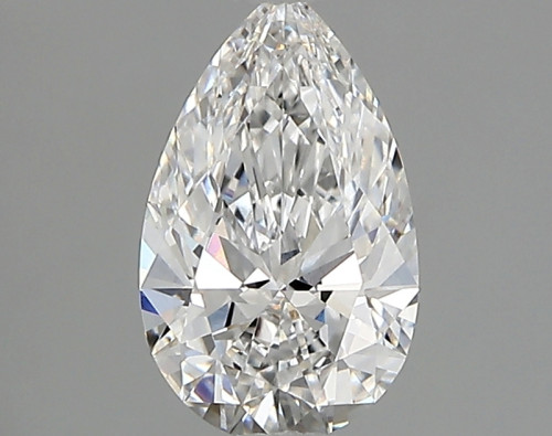 1.1 carat d VVS2 EX Cut IGI pear diamond