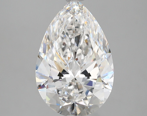 4.4 carat e VVS2 EX Cut IGI pear diamond