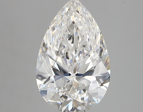 2.46 carat f VVS1 EX Cut IGI pear diamond