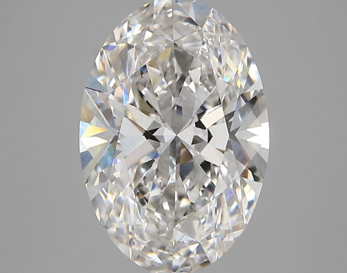 3.44 carat f VS2 EX Cut IGI oval diamond