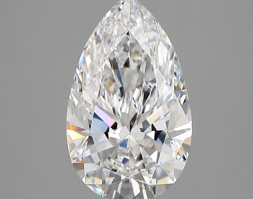 2.22 carat e VVS2 EX Cut IGI pear diamond