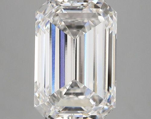 6.42 carat f FL EX Cut IGI emerald diamond