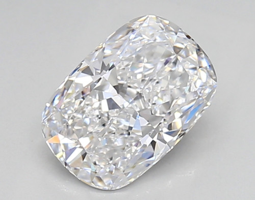 1.25 carat d FL EX Cut IGI cushion diamond
