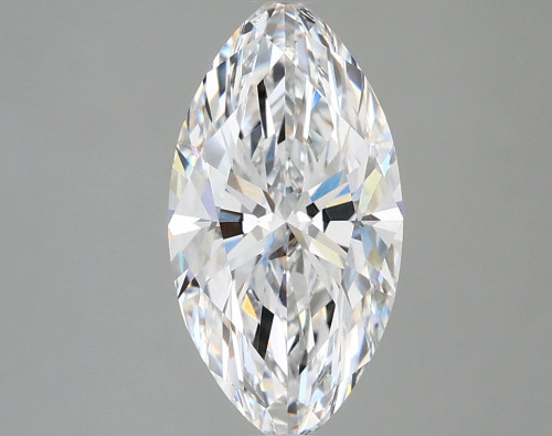 2.08 carat d VVS2 EX Cut IGI marquise diamond