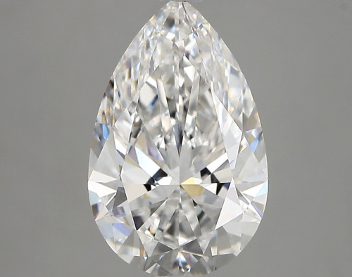 3.37 carat e VVS2 EX Cut IGI pear diamond