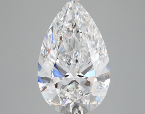 3.77 carat e VVS1 EX Cut IGI pear diamond