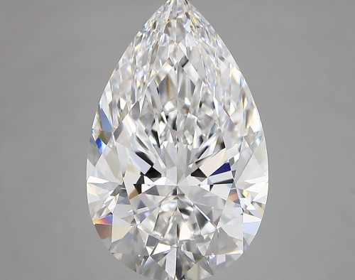4.78 carat e VVS1 EX Cut IGI pear diamond