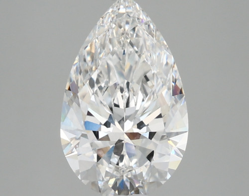 2.42 carat e VVS2 EX Cut IGI pear diamond
