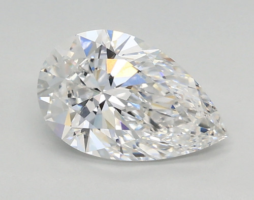 1.1 carat d VVS2 EX Cut IGI pear diamond
