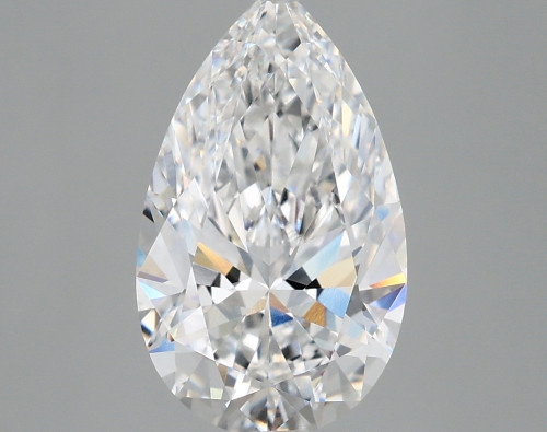 2.76 carat d VVS2 EX Cut IGI pear diamond