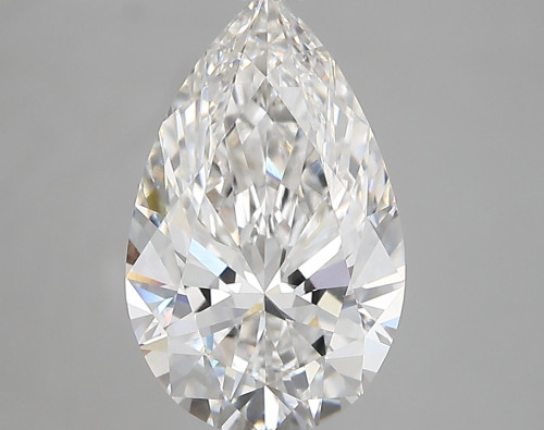 2.92 carat f VVS1 EX Cut IGI pear diamond