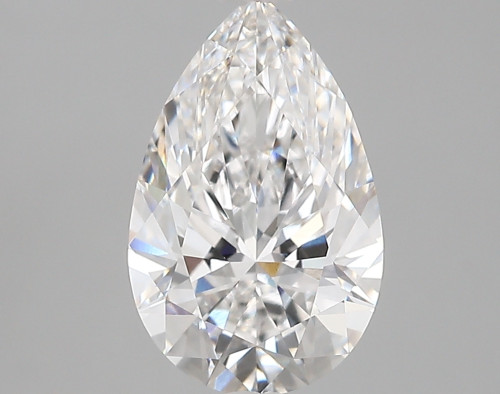 2.46 carat d VVS2 EX Cut IGI pear diamond