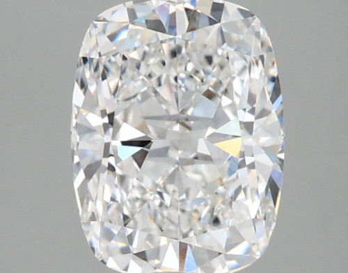 2.42 carat e VVS1 EX Cut IGI cushion diamond
