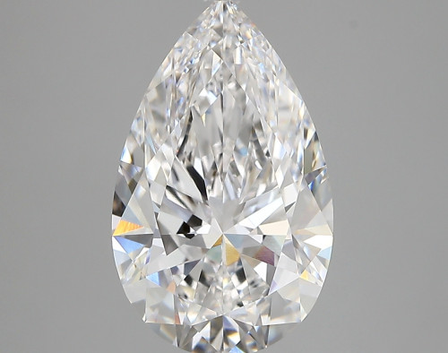 4 carat d FL EX Cut IGI pear diamond