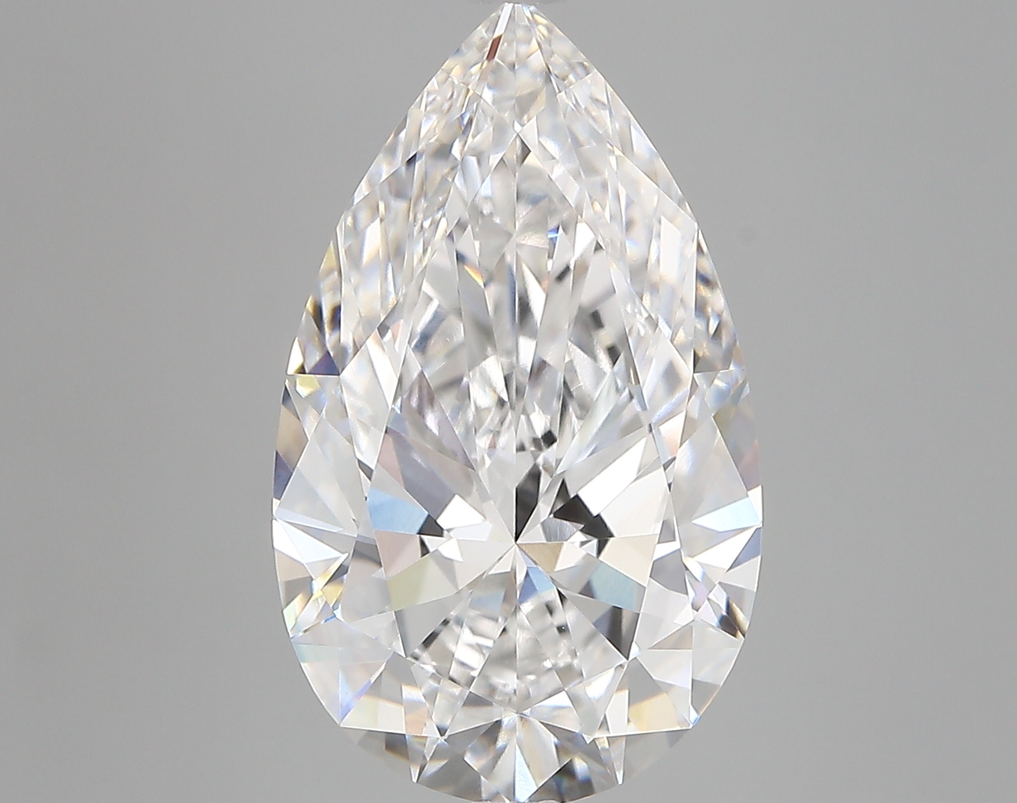 6.10 carat Pear lab-grown diamond