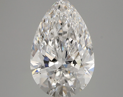 3.78 carat d VVS1 EX Cut IGI pear diamond