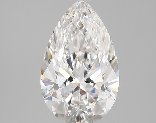 2.72 carat f VVS2 EX Cut IGI pear diamond