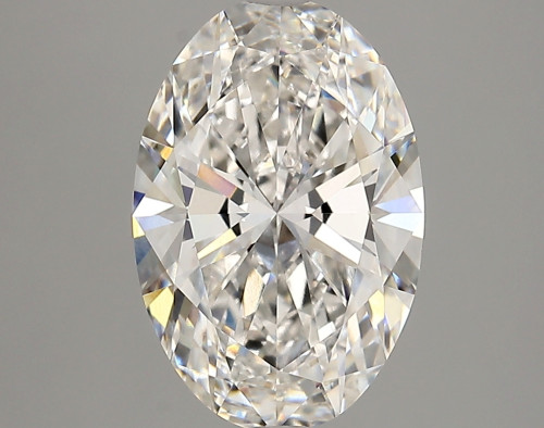 3.44 carat e VVS2 EX Cut IGI oval diamond