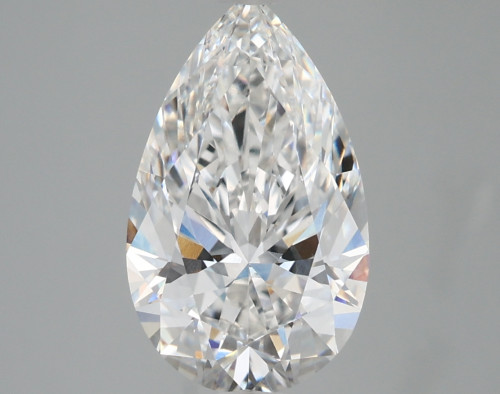 3.28 carat e VVS2 EX Cut IGI pear diamond