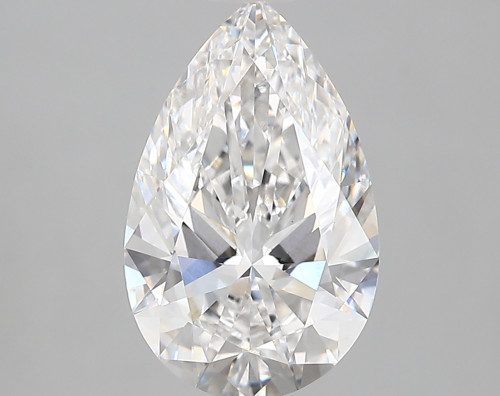 2.89 carat e VVS2 EX Cut IGI pear diamond