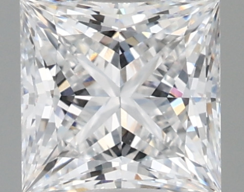 1.26 carat d IF EX Cut IGI princess diamond