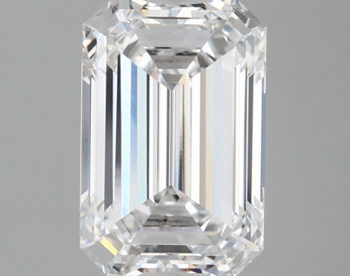 2.1 carat d VVS2 EX Cut IGI emerald diamond