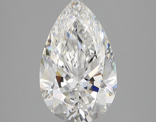 2.27 carat e IF EX Cut IGI pear diamond