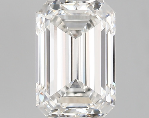 2.86 carat f FL EX Cut IGI emerald diamond