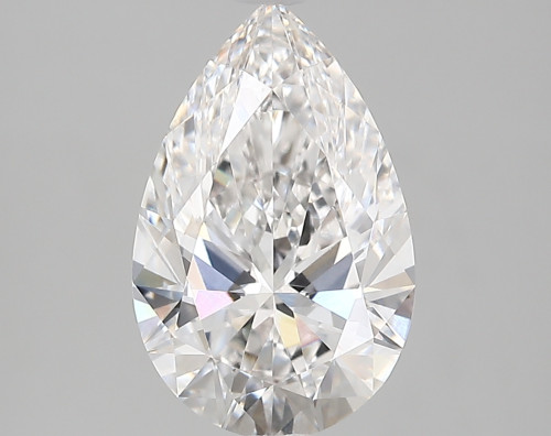 3 carat e VVS2 EX Cut IGI pear diamond
