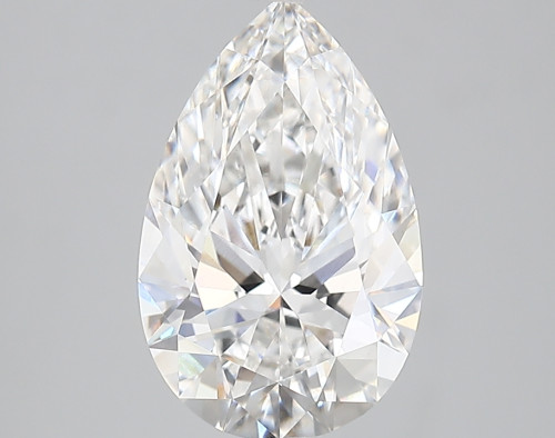 3.15 carat e VVS2 EX Cut IGI pear diamond