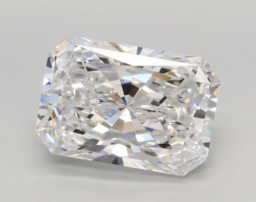 3.46 carat d VVS2 EX Cut IGI radiant diamond