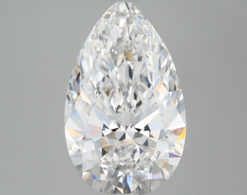3.77 carat e VVS1 EX Cut IGI pear diamond