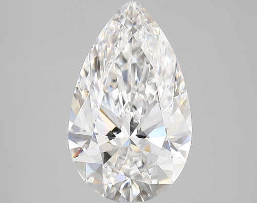 3.62 carat e VVS1 EX Cut IGI pear diamond