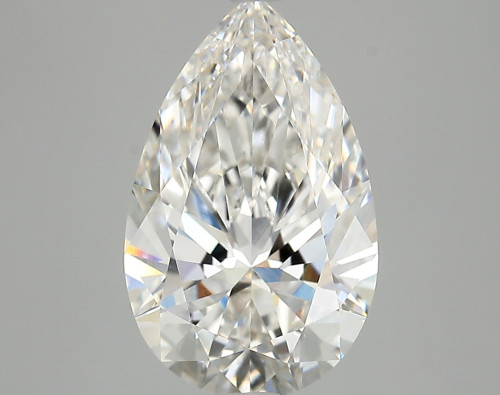 4.2 carat f VVS1 EX Cut IGI pear diamond