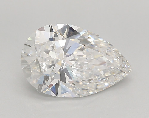 2.11 carat e VVS2 EX Cut IGI pear diamond