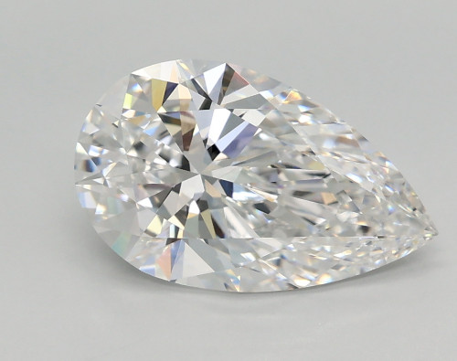 2.18 carat e VVS2 EX Cut IGI pear diamond