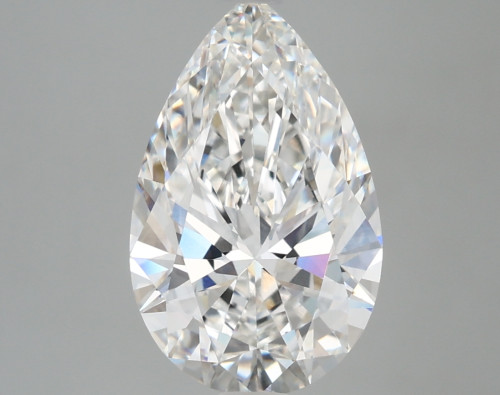 3.24 carat f VVS1 EX Cut IGI pear diamond