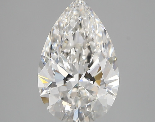 2.41 carat f VVS1 EX Cut IGI pear diamond