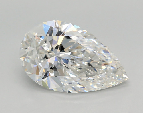 2.16 carat e VVS2 EX Cut IGI pear diamond