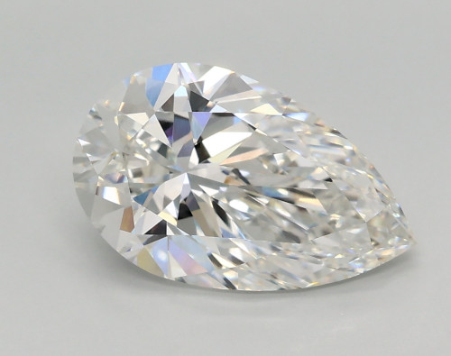 2.03 carat f VVS1 EX Cut IGI pear diamond