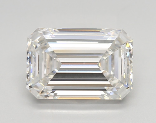 3.01 carat f VVS2 EX Cut IGI emerald diamond